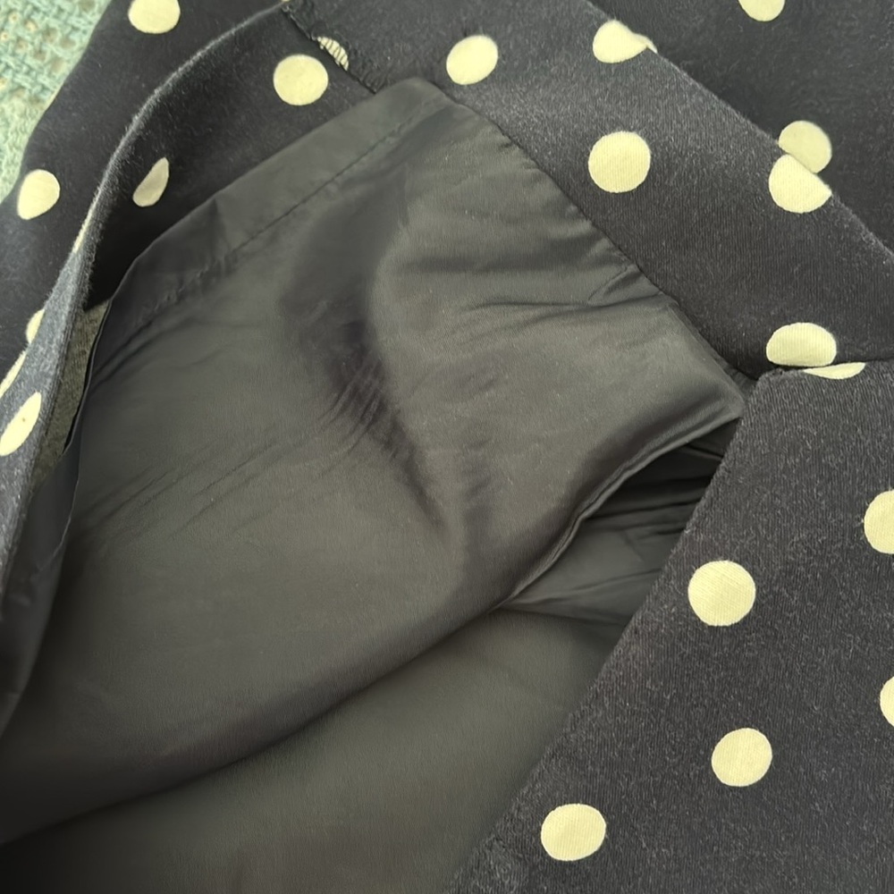 Merona navy and white polka dot skirt - Picture 6 of 6